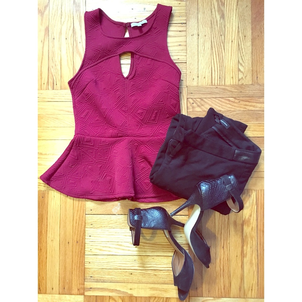 Charlotte Russe Peplum Top